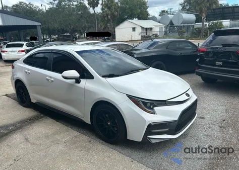 2020 Toyota Corolla Se z USA, uszkodzony, nr VIN 5YFS4RCEXLP040752